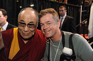 Mike Kelly and the Dalai Lama